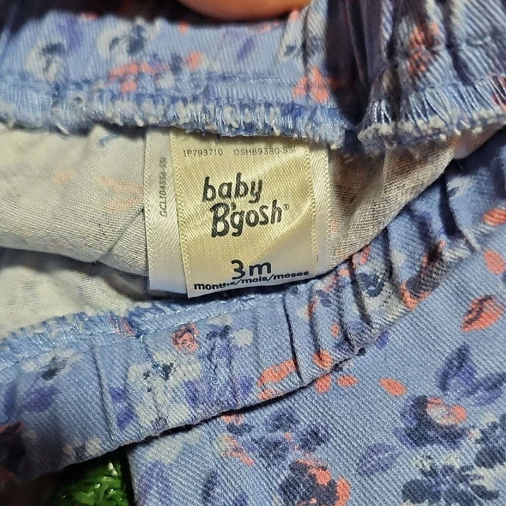 Floral Blue Kids Bottoms